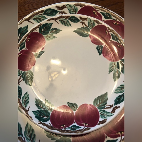 5 pc place setting Cafe Classico, Nancy Calhoun BELLA ROMA country apple design - Picture 10 of 16
